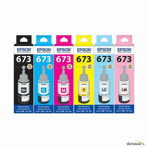 Epson 정품 673 (T6731, T6732, T6733, T6734, T6735, T6736) 6색 세트이미지입니다. 누르면 해당 게시물로 새창이동합니다.