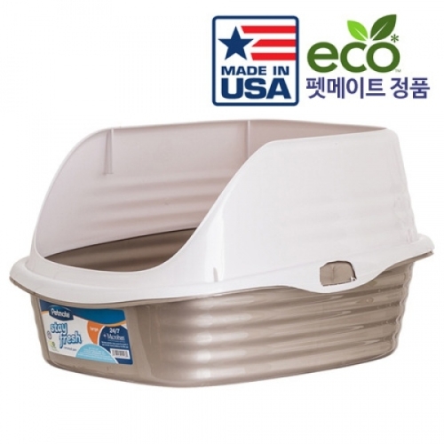 펫메이트 스테이후레쉬 후드화장실 라지이미지입니다. 누르면 해당 게시물로 새창이동합니다.