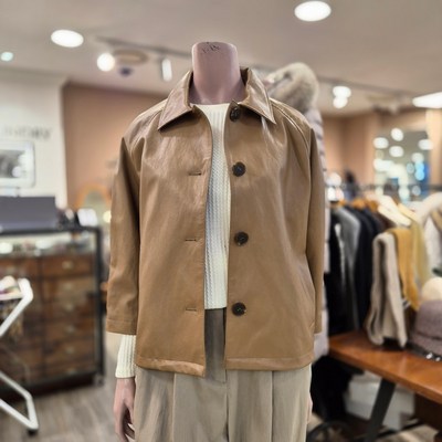 BCBG 인조 트렌치 ST 점퍼_ B5A2G193 73 D/BEIGE 66_이미지