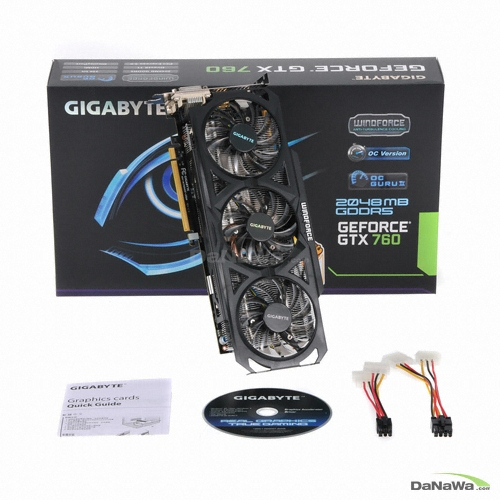 GIGABYTE 지포스 GTX760 UDV OC D5 2GB WINDFORCE S4_이미지