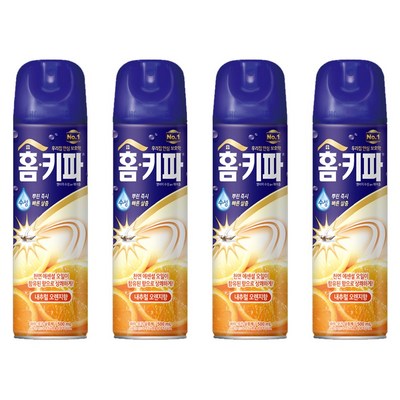 홈키파 에어졸 내추럴 오렌지향 500ml (12개)_이미지