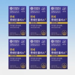 피앤제이생활건강 연세생활건강 루테인 플러스 세브란스케어 300mg 60캡슐 (6개)