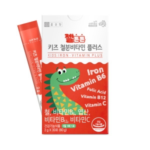 종근당건강 젤튼튼 키즈 철분 비타민 플러스 30포 (6개)_이미지