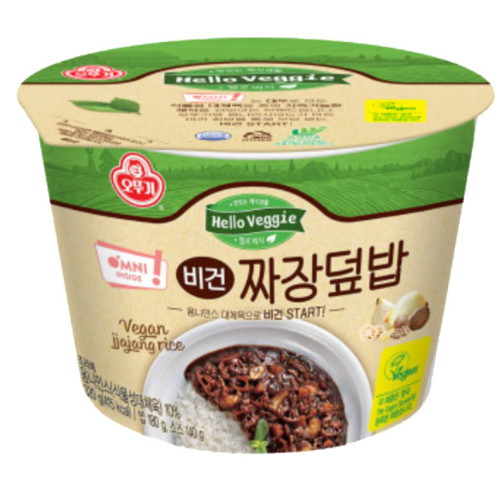 오뚜기 헬로베지 옴니인사이드 비건짜장덮밥 320g (1개)