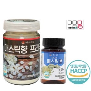 백세식품 매스틱 검 60정 (1개)_이미지