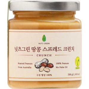 넛츠그린 땅콩 스프레드 크런치 200g 1개_이미지