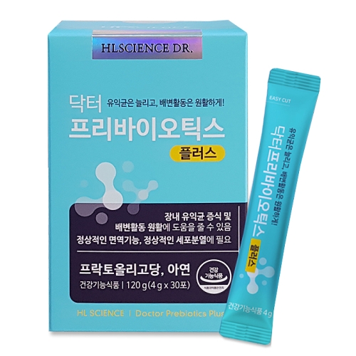 에이치엘사이언스 닥터프리바이오틱스 플러스 4g 30포 (6개)_이미지