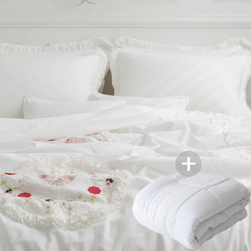 에스데코 로즈 내추럴 광목 바이오워싱 30수면 이불베개솜세트 (킹 K)