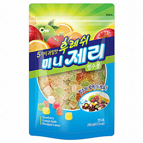 청우식품 후레쉬 미니제리 빙수용 200g (2개)_이미지