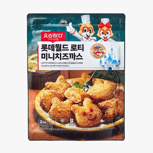 요리하다 롯데월드 로티 미니치즈까스 350g (1개)_이미지