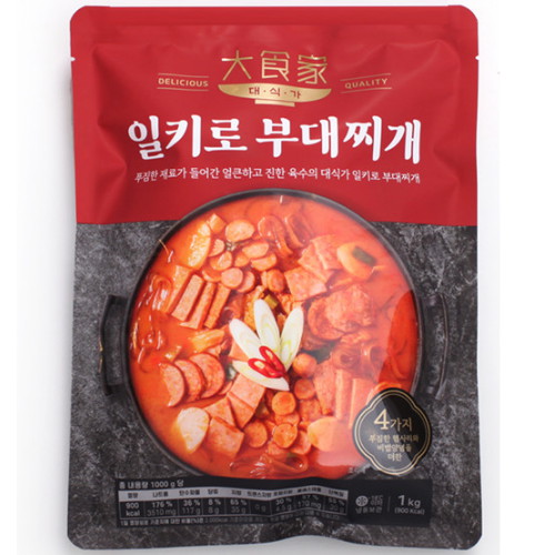 태종에프디 대식가 일키로 부대찌개 1kg (2개)_이미지