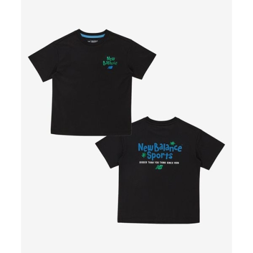 뉴발란스 STELLAR PLAY GROUND_아동 로고 반팔티 NK9EG2501U19_이미지