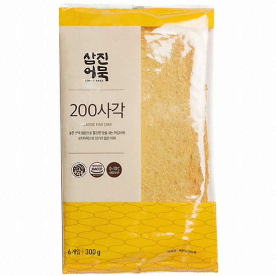 삼진어묵 200 특천사각 어묵 300g (3개)_이미지