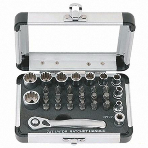 1/4인치 스플라인 소켓렌치세트 ALM-1002 (30pcs)