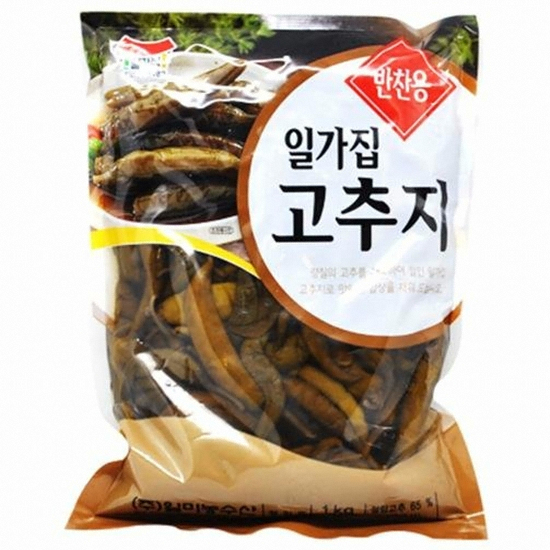 일미농수산 일가집 고추지 1kg이미지입니다. 누르면 해당 게시물로 새창이동합니다.