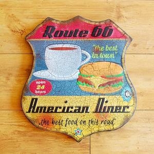 올패턴 올패턴 인테리어 틴보드-Route 66 Diner