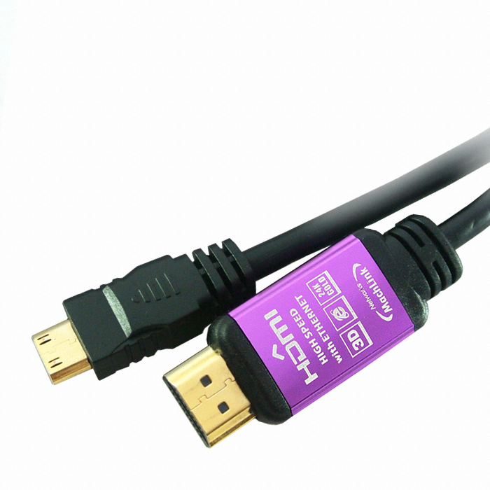마하링크 HDMI to MINI HDMI Ver1.4 케이블 (ML-HM070, 7m)_이미지