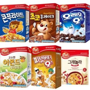 동서식품 포스트 시리얼/영양씨리얼/영양시리얼/시리얼/씨리얼/콘푸라이트/코코볼/초코후레이크/아몬드후레이크/오레_이미지