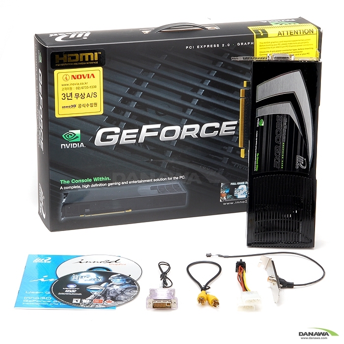 INNO3D 지포스 9800GX2 HDMI 1GB 아이노비아_이미지