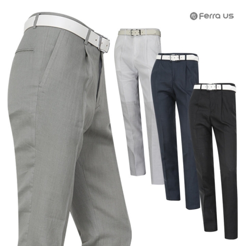  페라어스 남성 국산 시원한 마소재 원턱 골프바지 CPM4AJ3145