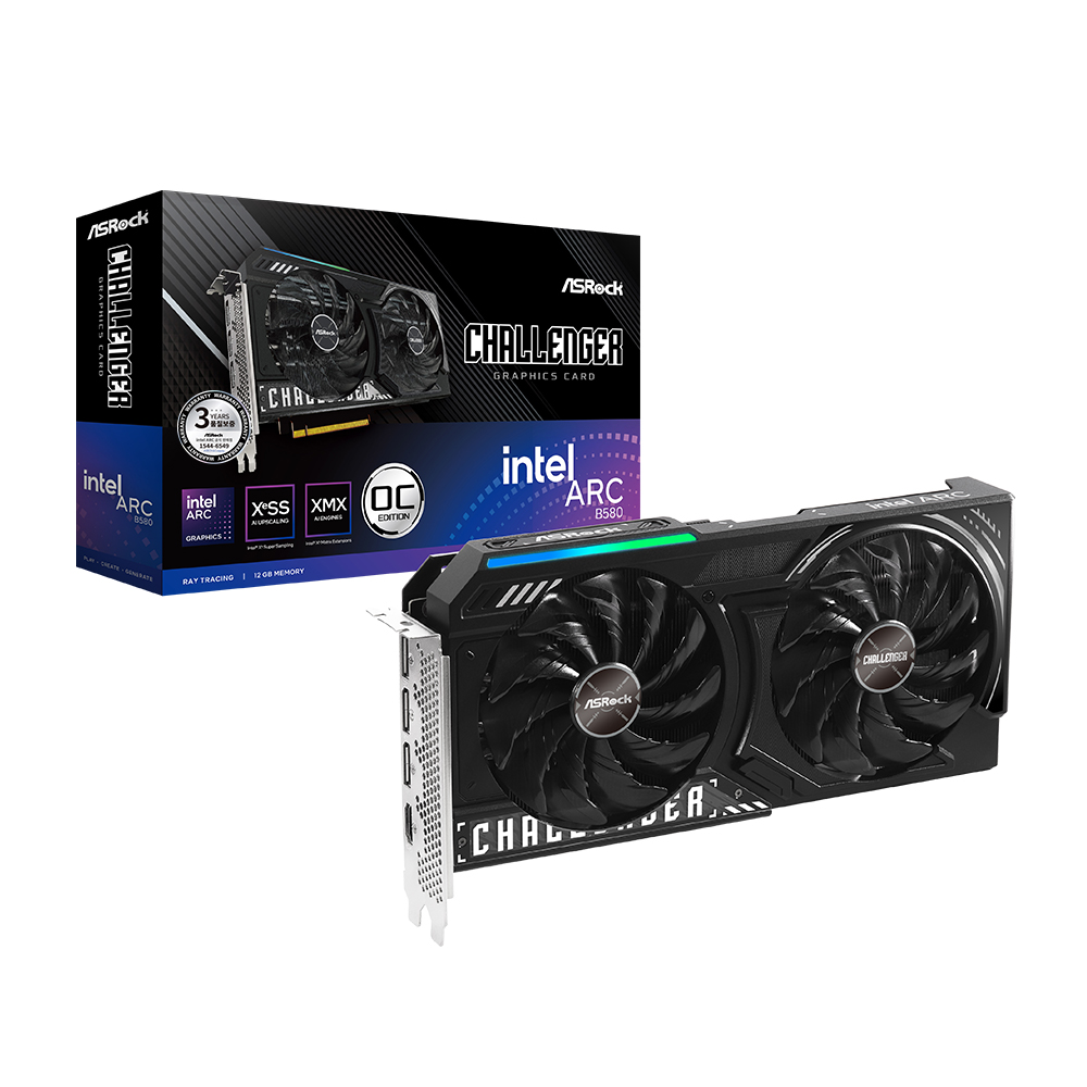 ASRock Arc B580 CHALLENGER OC D6 12GB_이미지