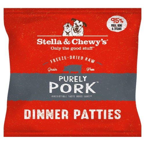 스텔라앤츄이스 독 디너패티 포크 10g (4개)