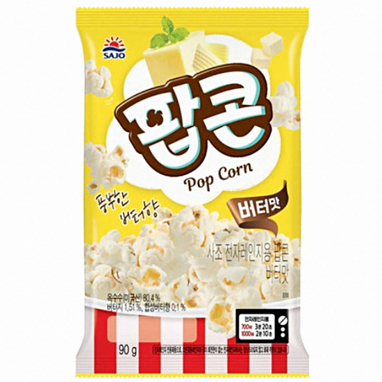 사조대림 팝콘 버터맛 90g (6개)