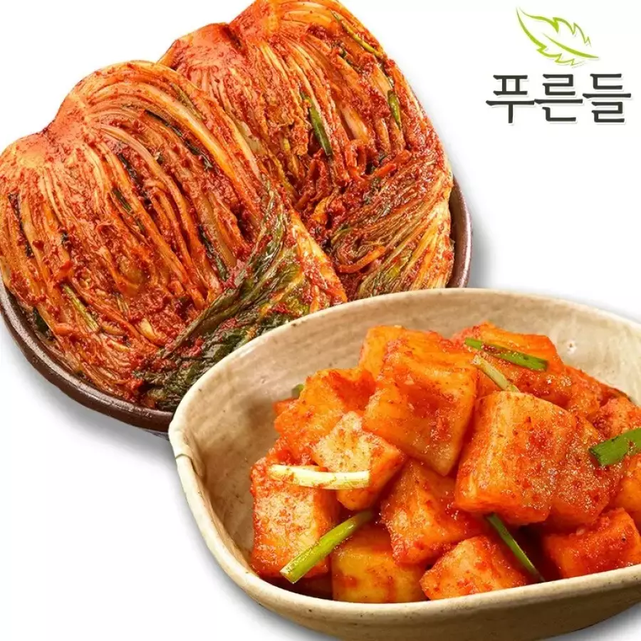 양념한가득 남도식 포기김치 5kg + 깍두기 5kg