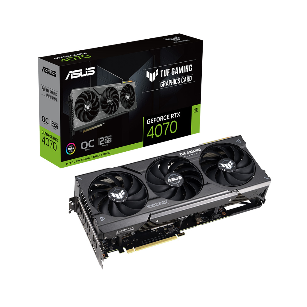 ASUS TUF Gaming 지포스 RTX 4070 O12G OC D6X 12GB 인텍앤컴퍼니