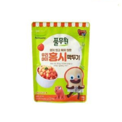 풀무원 우리아이 홍시깍두기 300g (5개)_이미지