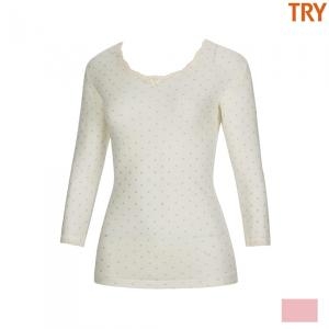 TRY 여성 내복 패션7부 내의 상의 순면 T100800_이미지