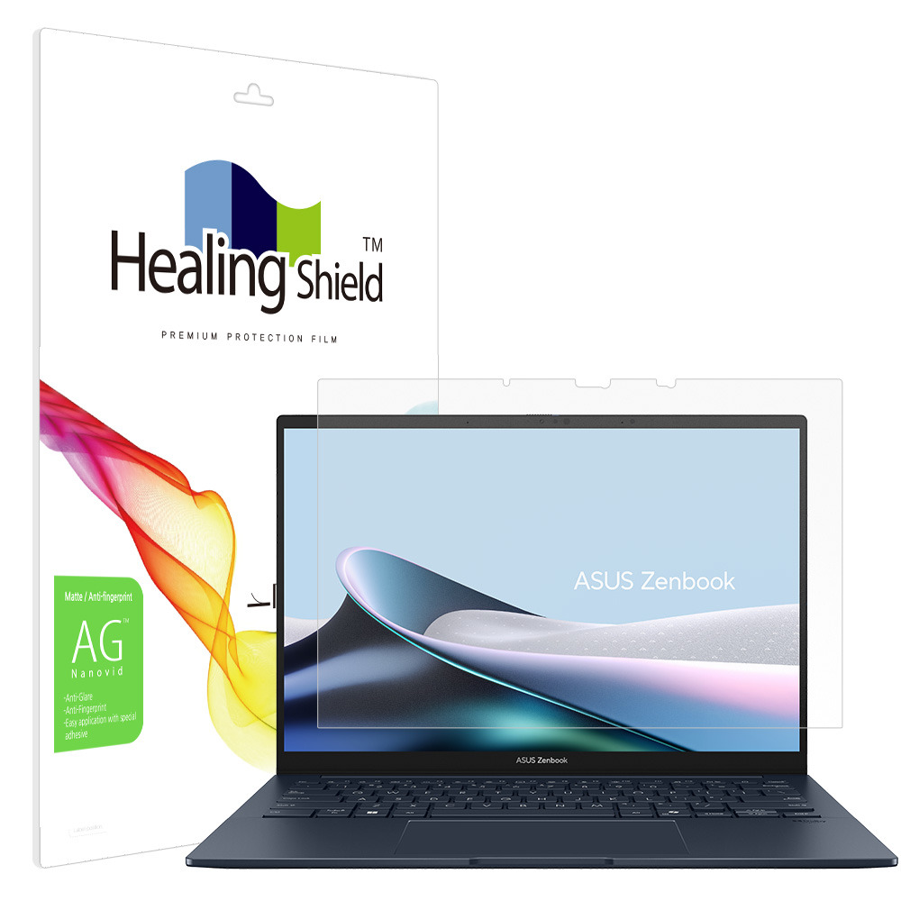 폰트리 힐링쉴드 ASUS 젠북 14 OLED UX3405CA 저반사 지문방지 액정보호필름