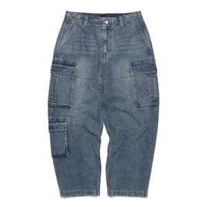 LEE 오버사이즈드핏 카고 데님 팬츠 인디고 미듐 LE2501IP36IM