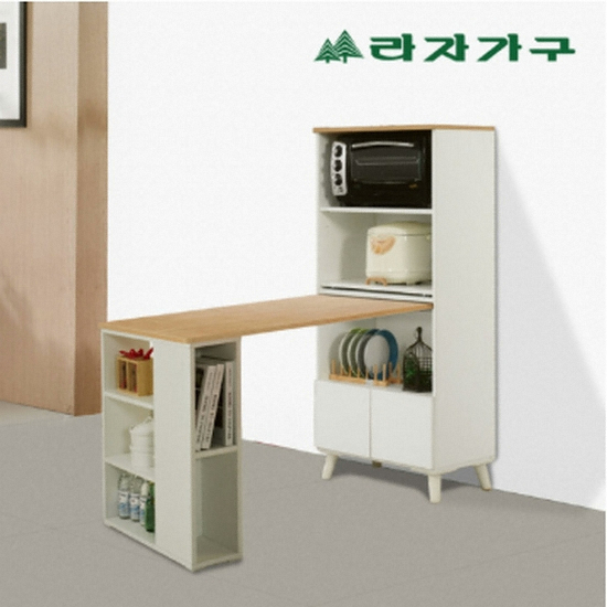 라자가구 라파 식탁 수납형 렌지대 1500_이미지