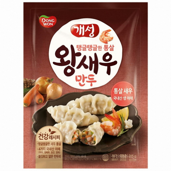 동원F&B 개성 왕새우 만두 315g (1개)_이미지