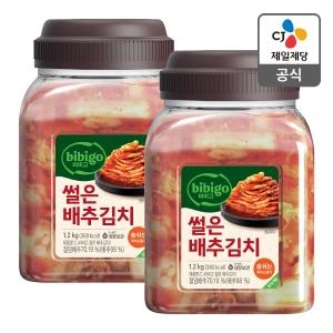 CJ제일제당 비비고 썰은 배추김치 1.2kg (용기) (2개)_이미지