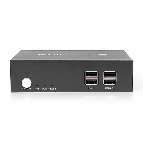 �������������ͽ� NEXTU NEXT-7702KVM-4KDUAL 2:1 USB 2.0 KVM ����ġ