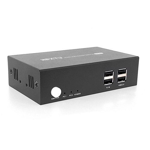 이지넷유비쿼터스 NEXTU NEXT-7702KVM-4KDUAL 2:1 USB 2.0 KVM 스위치_이미지