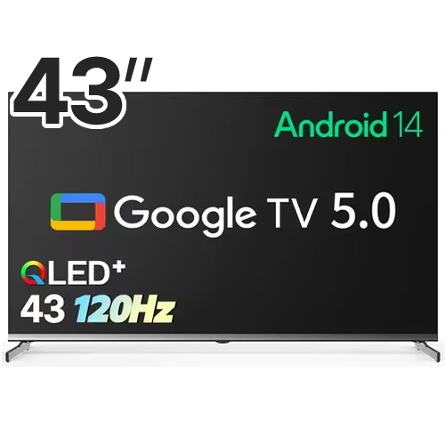 이스트라 AI 맥스 109cm (43인치) QLED 구글 5.0 스마트TV (스탠드)