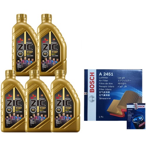 SK엔무브 지크 탑 5W30 5L + 보쉬필터 쉐보레 말리부 2.0 가솔린