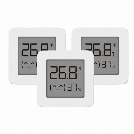 샤오미 미지아 2세대 LCD 블루투스 온습도계 해외구매 (3개)_이미지