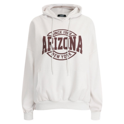 여성 프린트 후드 맨투맨 ODA-WSH-12102-크림