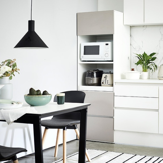 키친온 수납형 높은장 렌지대