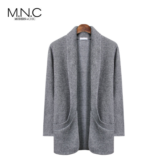 MNC 롱 숄 가디건 MDCD208LW_이미지