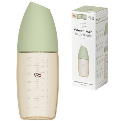 티지엠 PPSU 밀알 젖병 280ml (노꼭지) (1개)_이미지