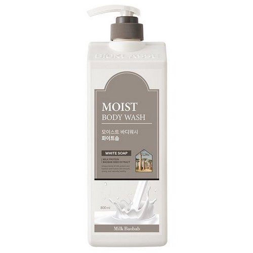 밀크바오밥 모이스트 바디워시 화이트솝 800ml