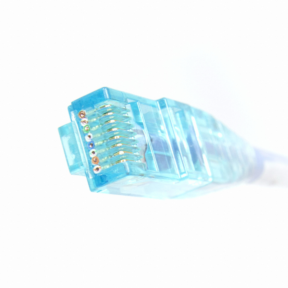 마하링크 CAT.6 UTP EZ 플러그 랜케이블 블루 (MLZ-LS050EB, 50m)_이미지
