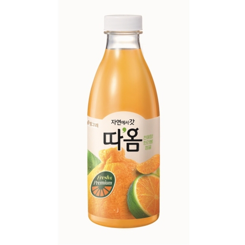 빙그레 따옴 천혜향 한라봉 청귤 730ml (1개)_이미지