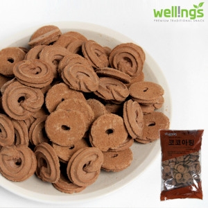 옛날 대용량 업소용 벌크 간식 과자 코코아링1.8kg_이미지