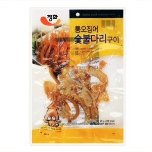 정화식품 통오징어 숯불다리구이_이미지